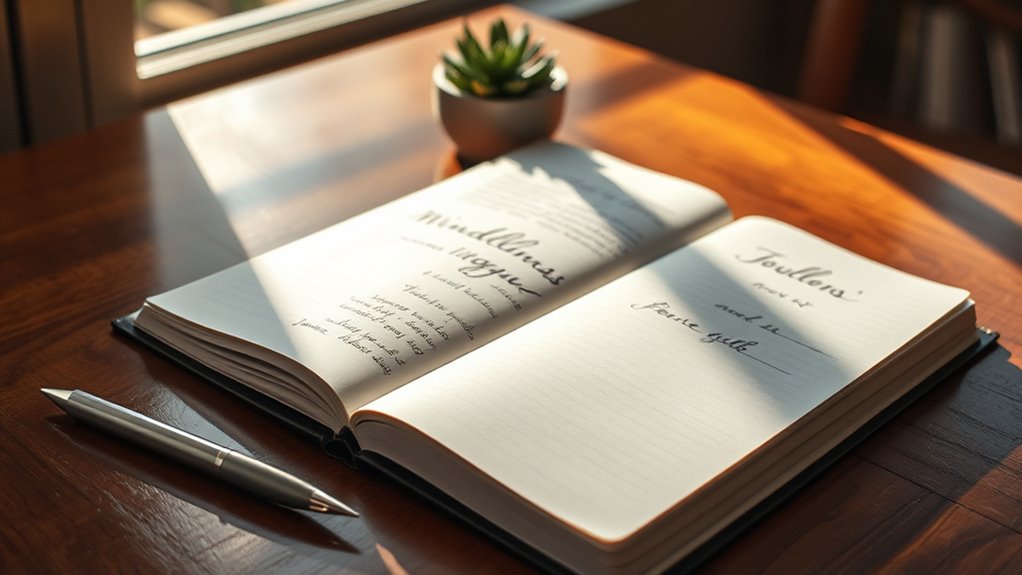 choosing and using mindfulness journals