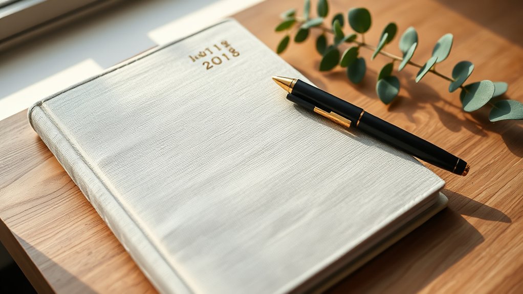 consistent mindful journaling practice