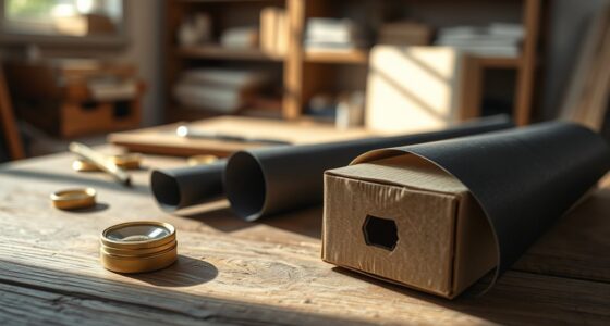 constructing a simple pinhole camera