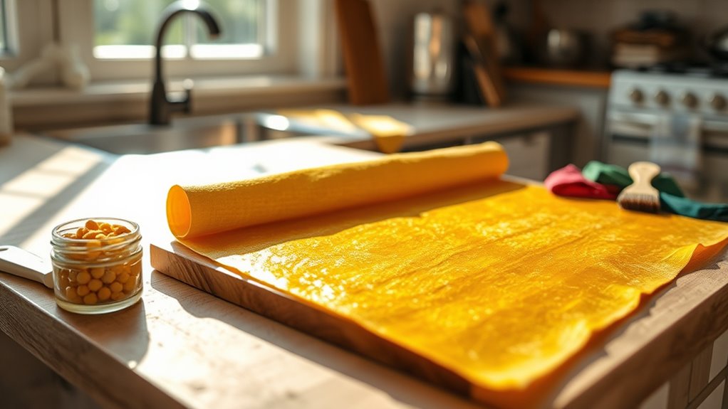 craft beeswax wraps at home