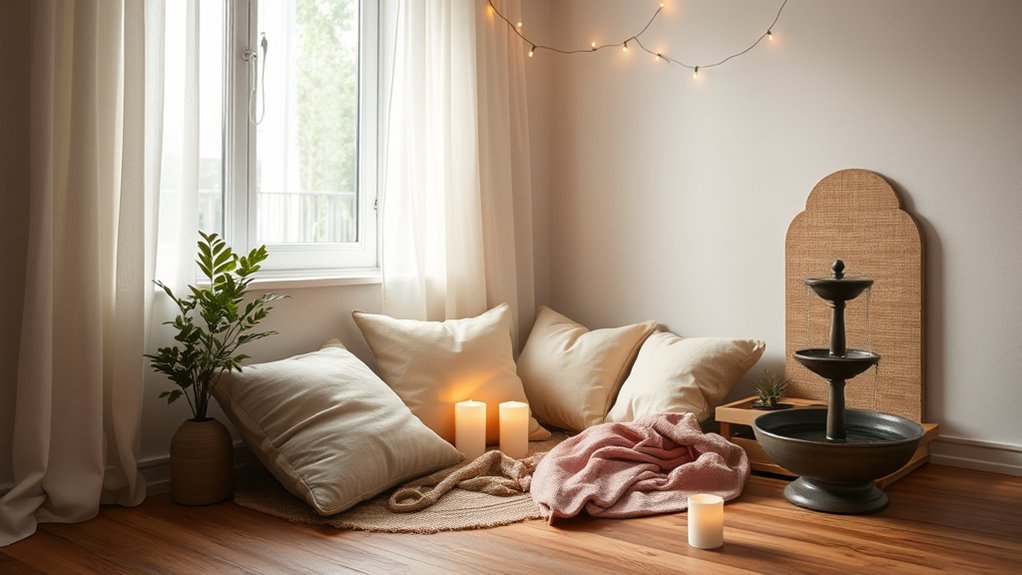 create a stress relief nook
