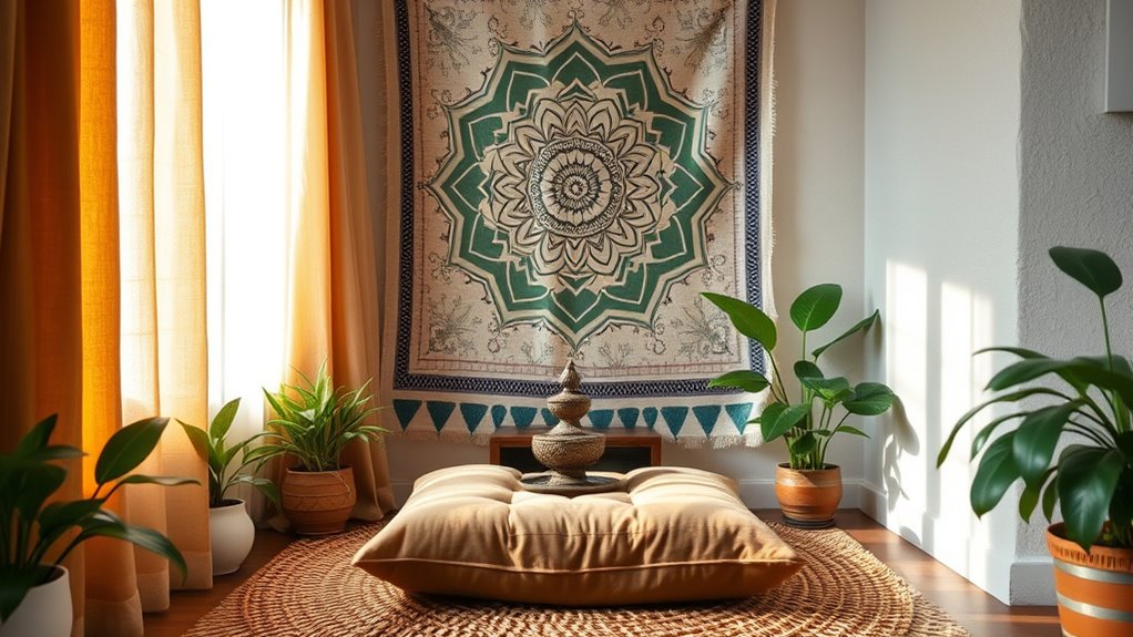 create personal meditation space