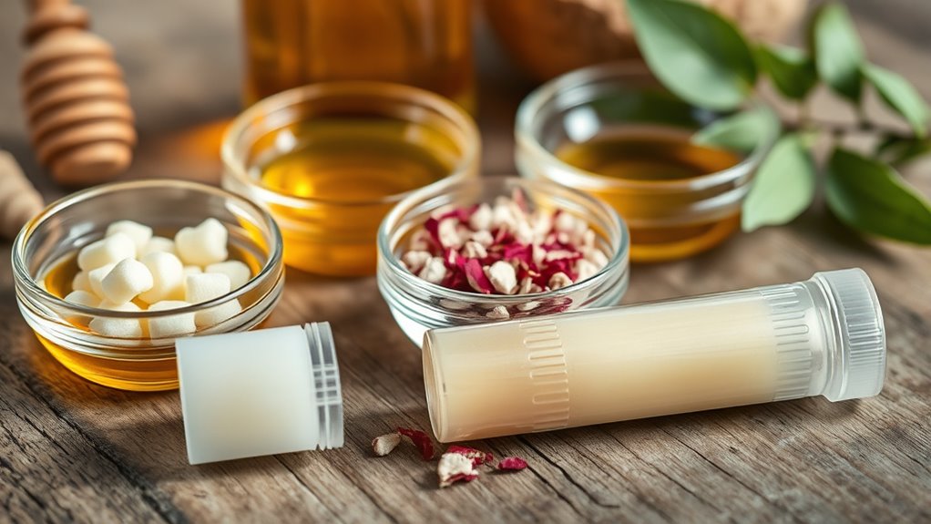 create personalized natural lip balm