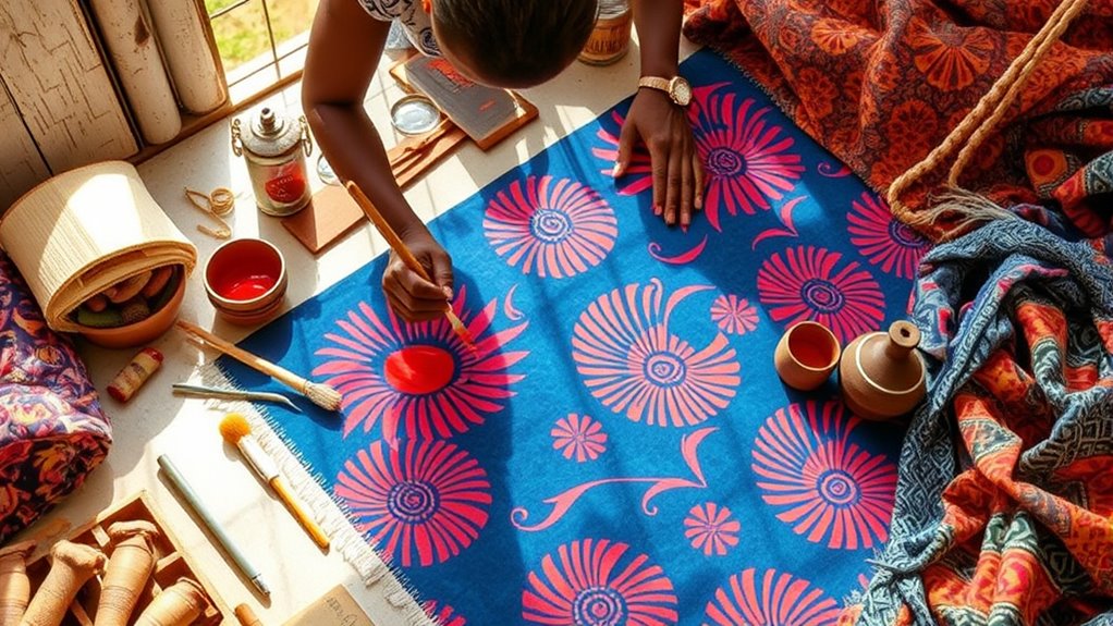 create vibrant handmade textiles