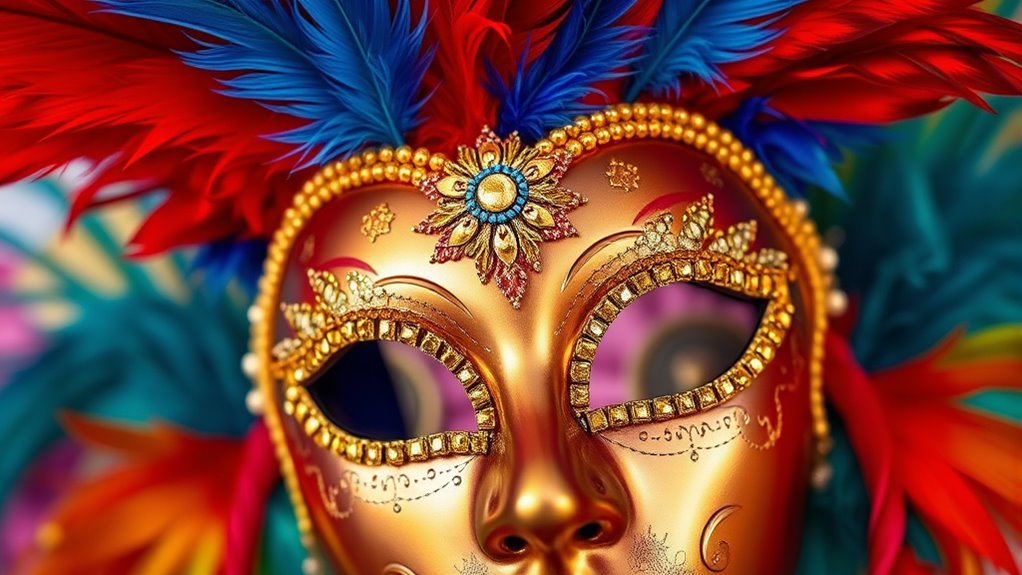 create your own carnival mask