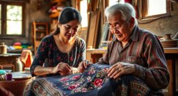 discussing sustainable embroidery methods