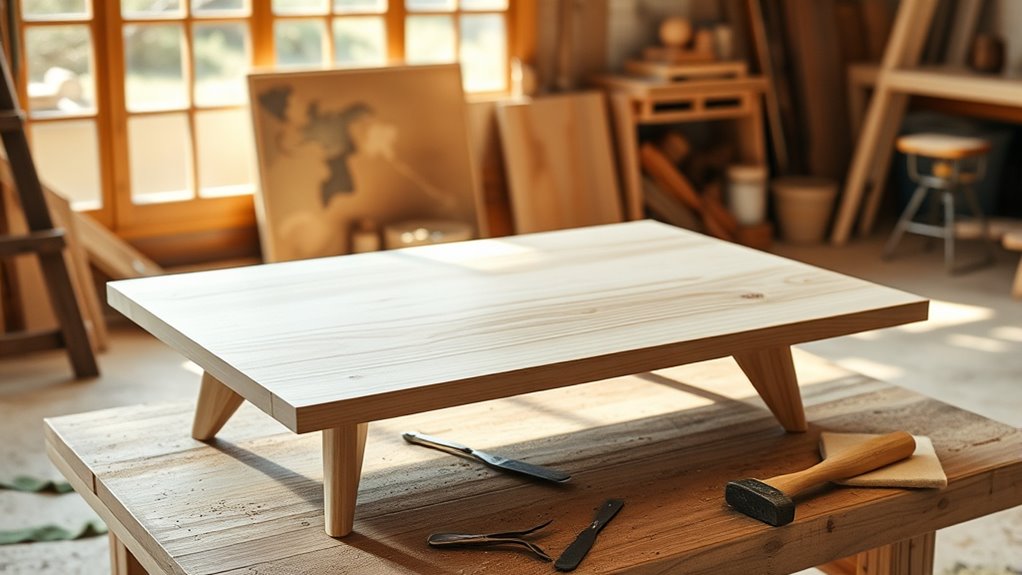 diy elegant minimalist table