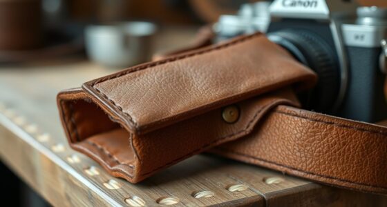 diy leather camera strap