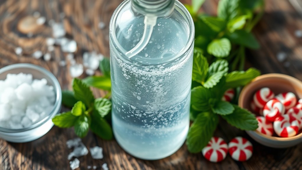 diy peppermint foot spray