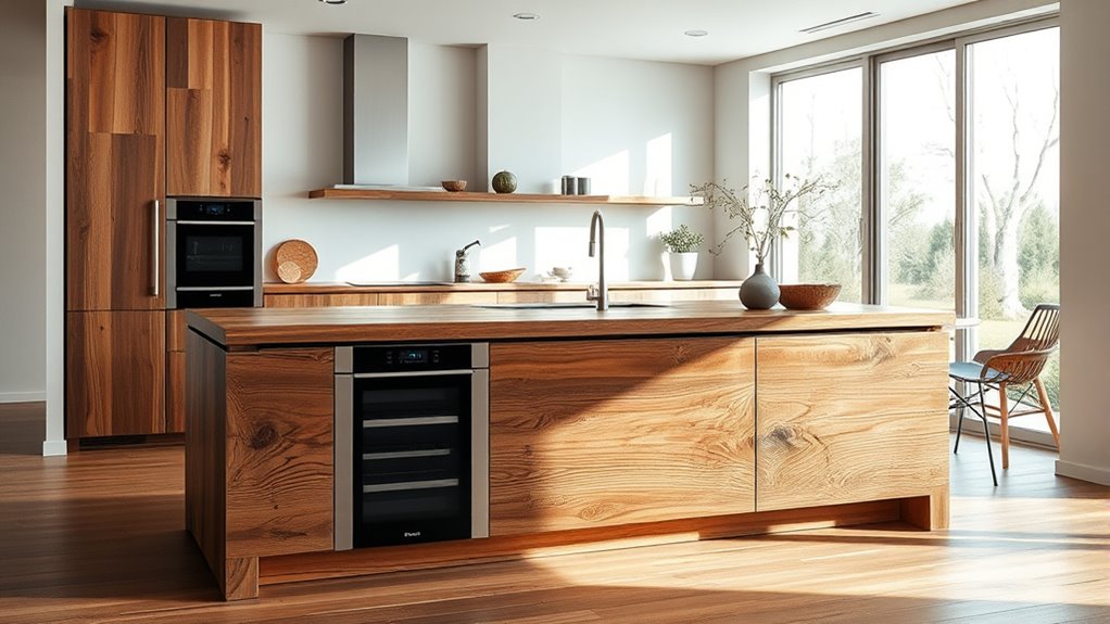 eco friendly modular kitchen island