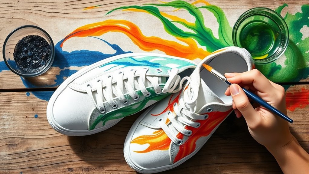 eco friendly sneaker dyeing