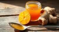 ginger honey throat remedy