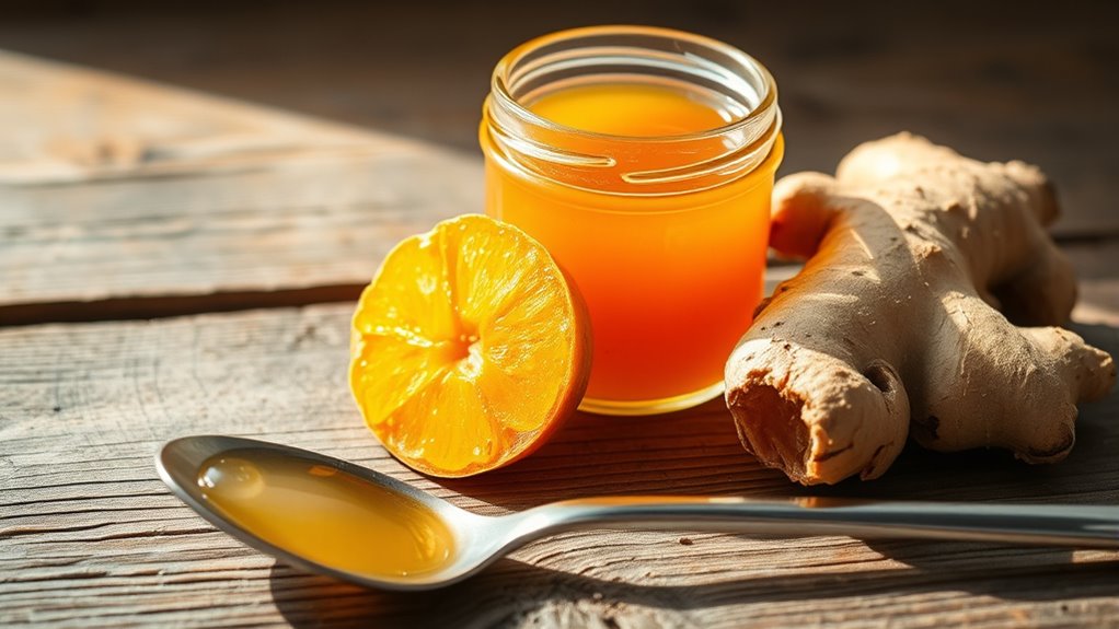 ginger honey throat remedy