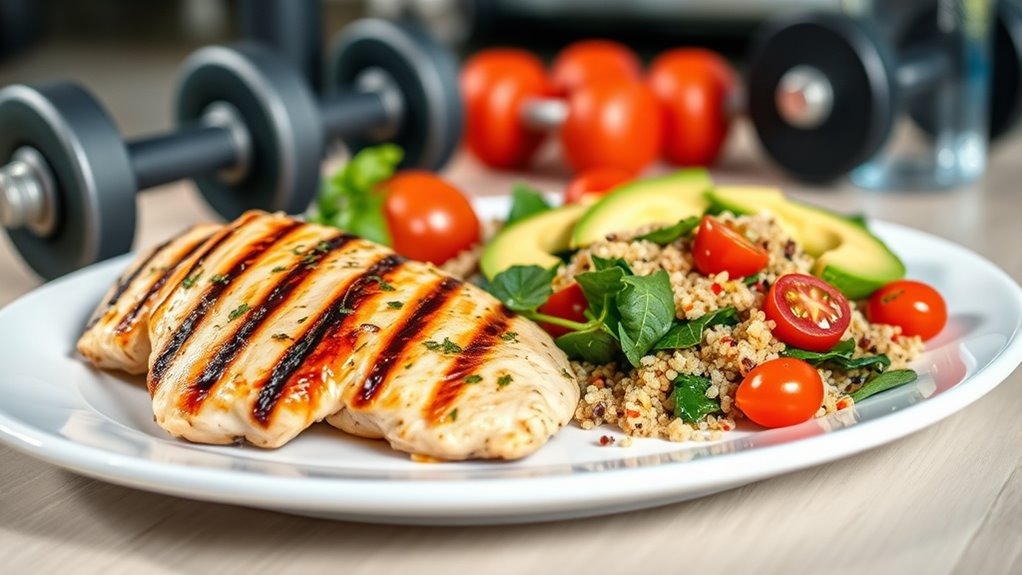 high protein meal timing strategy