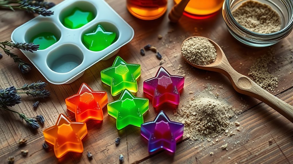 homemade adaptogenic stress gummies