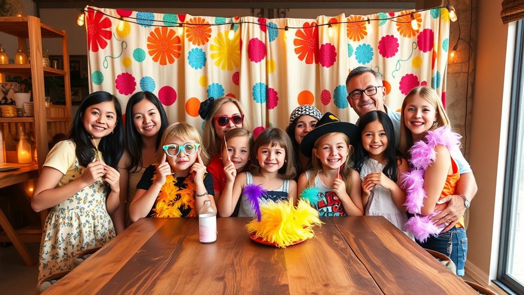 homemade family photo booth