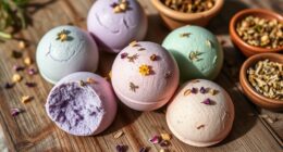 homemade herbal bath bombs