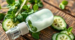 homemade peppermint foot spray