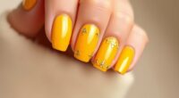 honey mustard nail designs