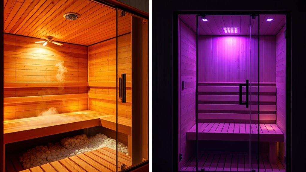 infrared vs traditional sauna
