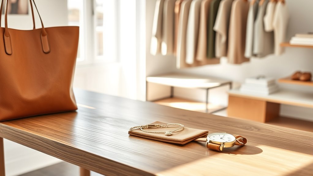 invest in timeless minimalist pieces