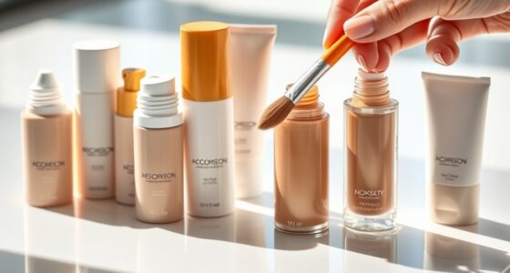 matching and applying tinted sunscreens