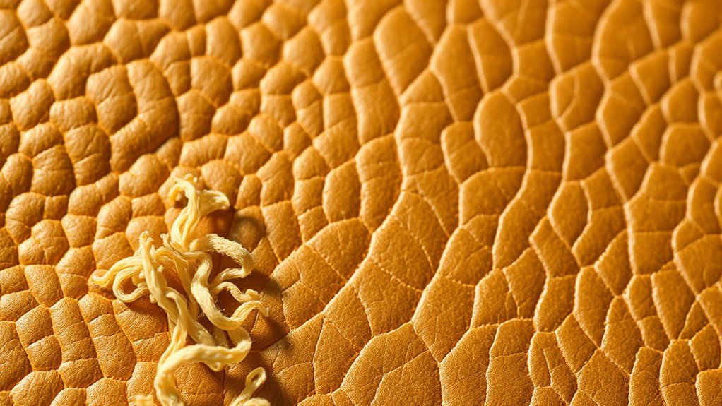 mushroom and apple leather