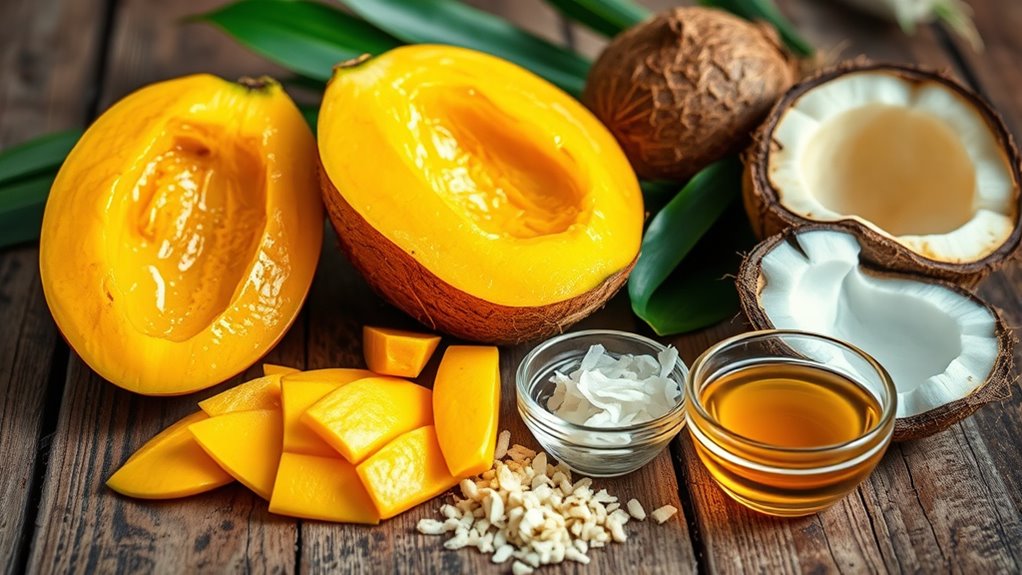 natural tropical hair nourishment