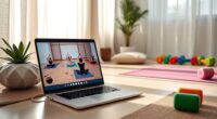 online wellness class options