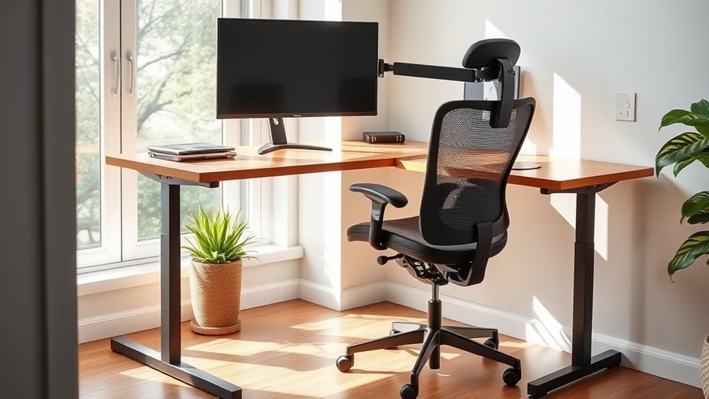 optimal ergonomic work setup