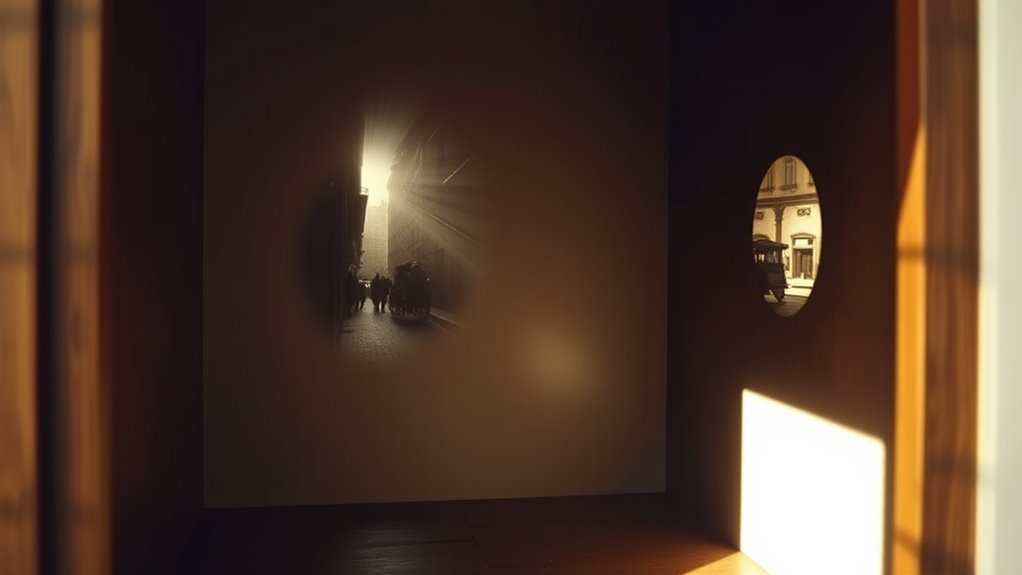 pinhole light projection technique
