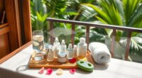 portable skincare for retreats