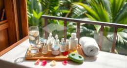 portable skincare for retreats