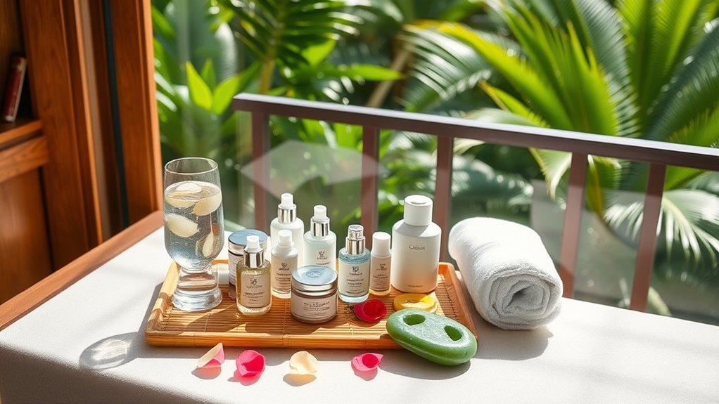 portable skincare for retreats