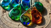 recycled glass bottle jewelry