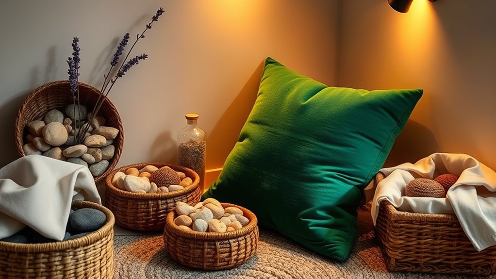 sensory corner textures lighting scents