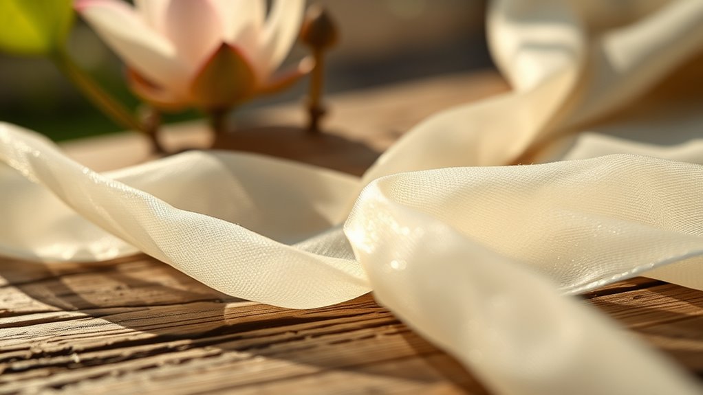 sustainable lotus silk textile