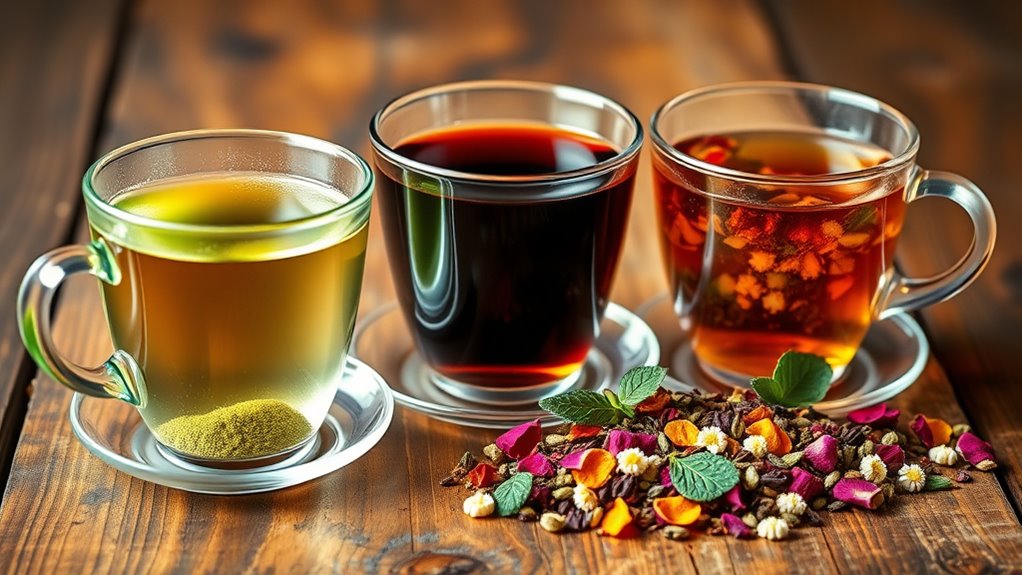 tea types and health benefits