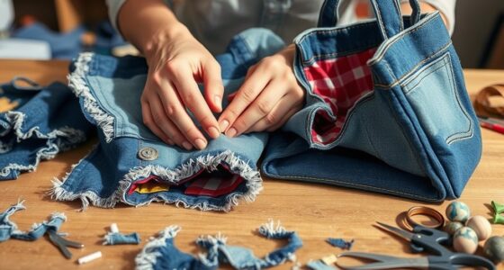 transforming jeans into bags
