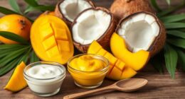 tropical fruit hair masks