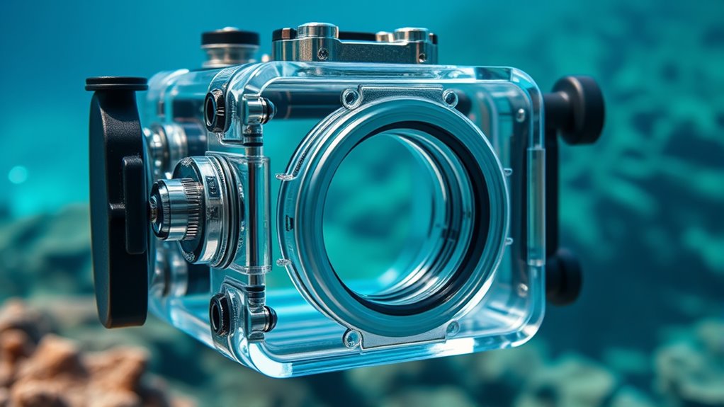 underwater camera housing construction
