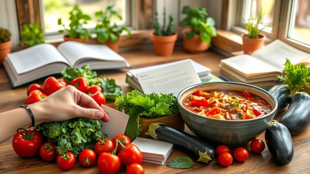 vegan recipe book creation