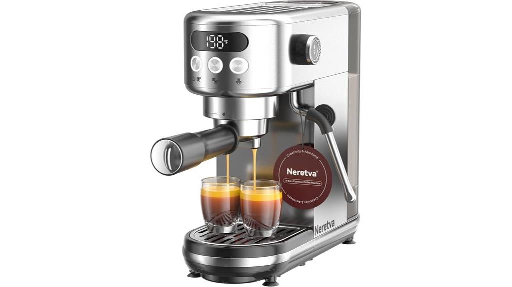 20 bar compact coffee maker