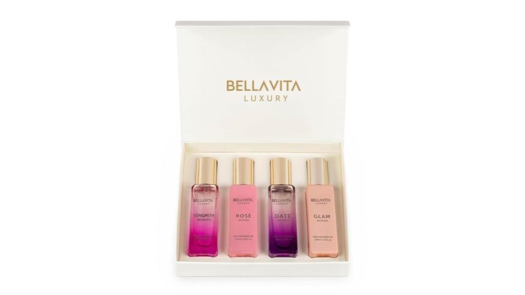 elegant feminine perfume set
