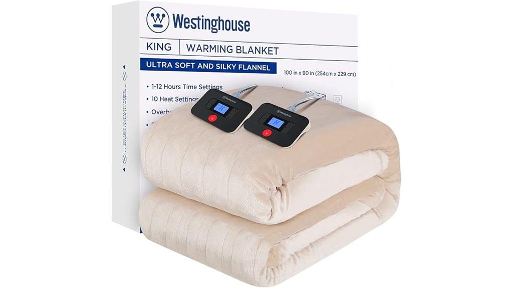 king size fast heating blanket