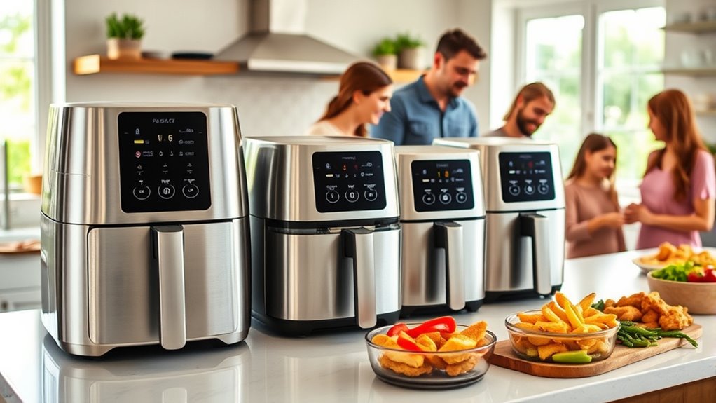 large family air fryer options