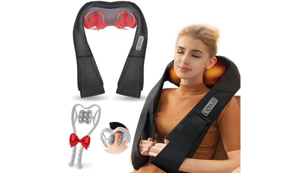 massaging heat back device