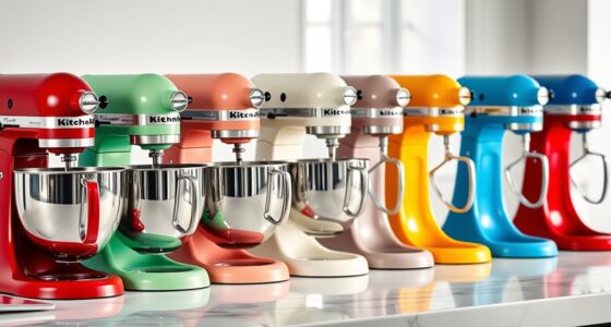 top kitchenaid mixer colors