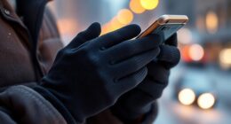 warm responsive touchscreen gloves