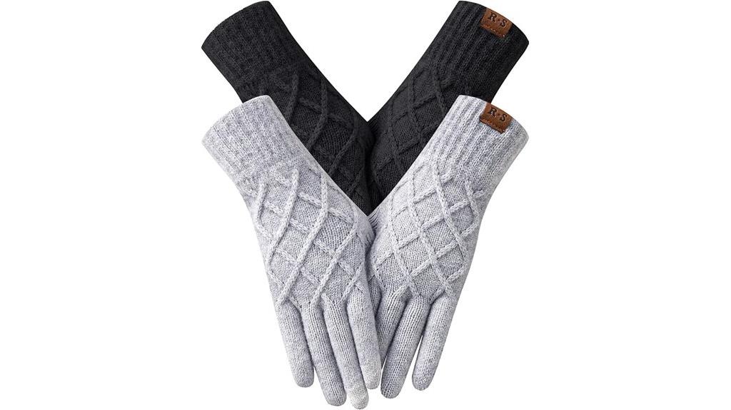 women s touchscreen winter gloves